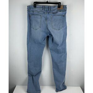 Twillory Technical Denim Jeans 36x34 Trim Fit  Light Wash Blue